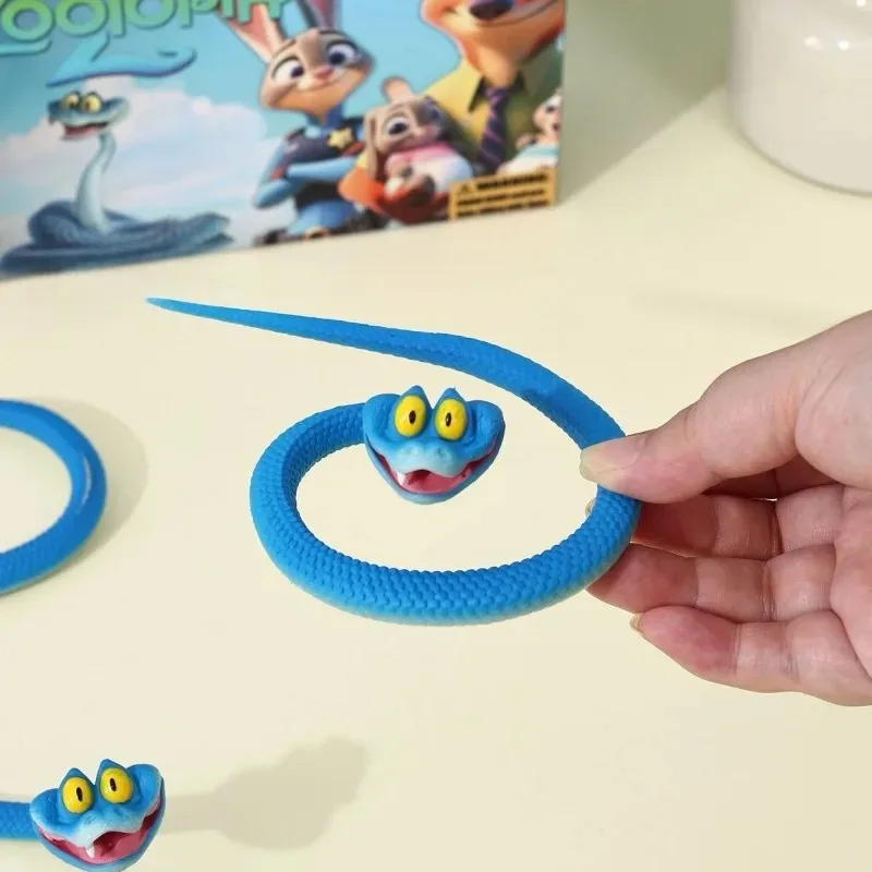 2026 Zootopia2 Gairui Snake animated**peripheral cartoon&model joint movable figure decoration ornament boy's toy holiday gift!!