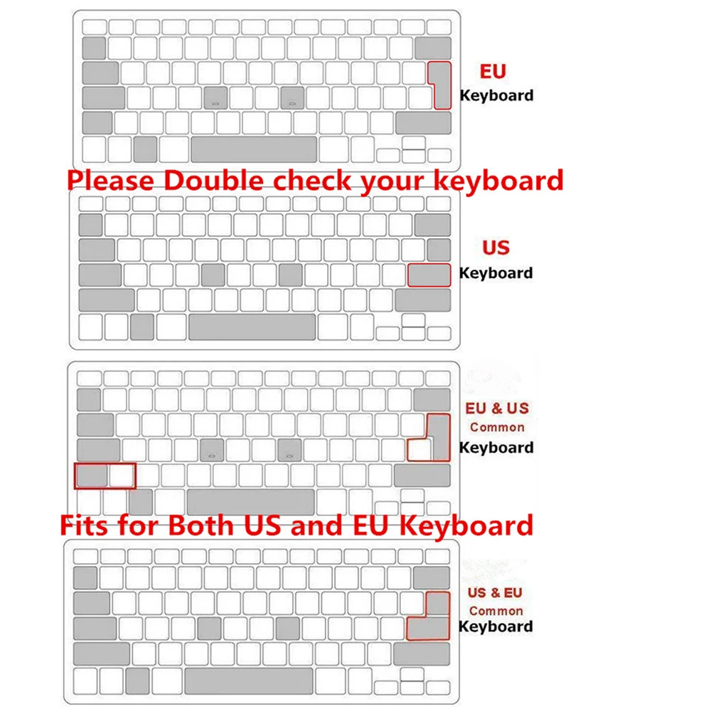 Logic Pro X Hot Key Design Keyboard Cover, US & EU, Apple Keyboard with Numeric Keypad, Wired USB, iMac G6 Desktop PC