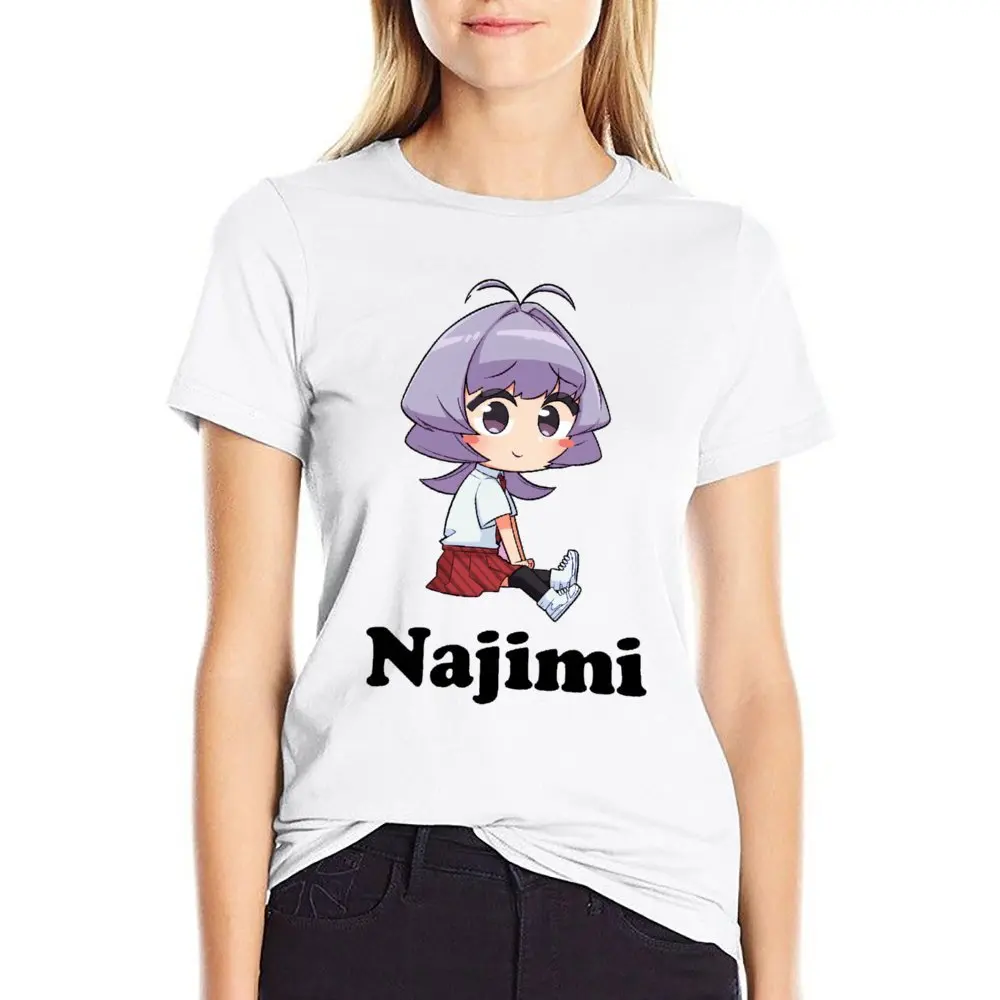 Round Neck Komi Can T Communicate Najimi For Sale T-shirt  Sports Tees Novelty Sarcastic Travel