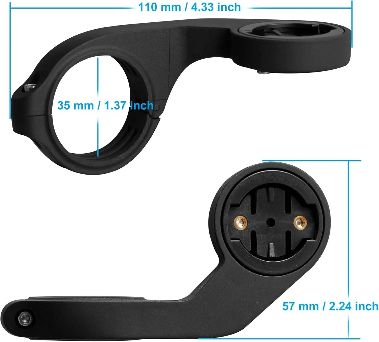 icycle Lenker-Computerhalterung für Garmin, mit GoPro-Adapter, MTB-Rennrad-Kamerahalterung – Detail 2