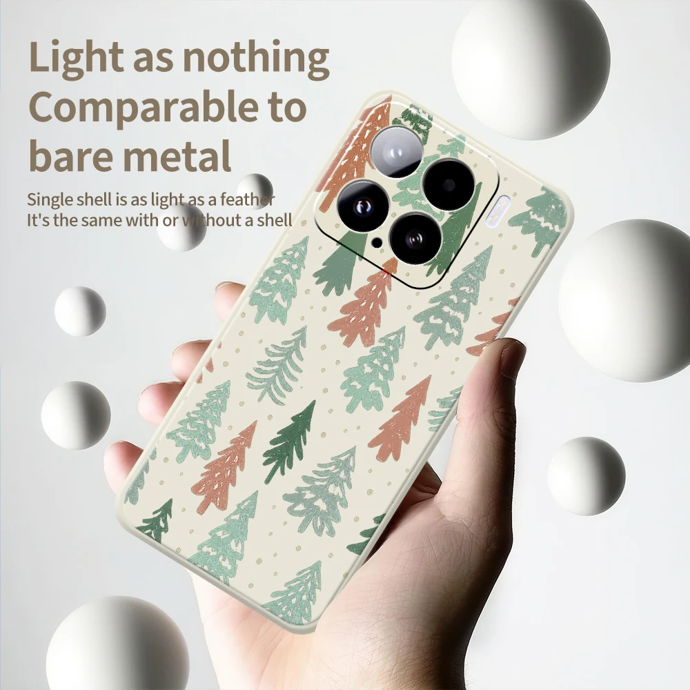 Christmas Tree Phone Case For Xiaomi Mi 15 Ultra Mi 14T 13T 11T Pro Cover For Xiaomi Mi 13T Pro Mi 11T Pro Silicone Soft Cases