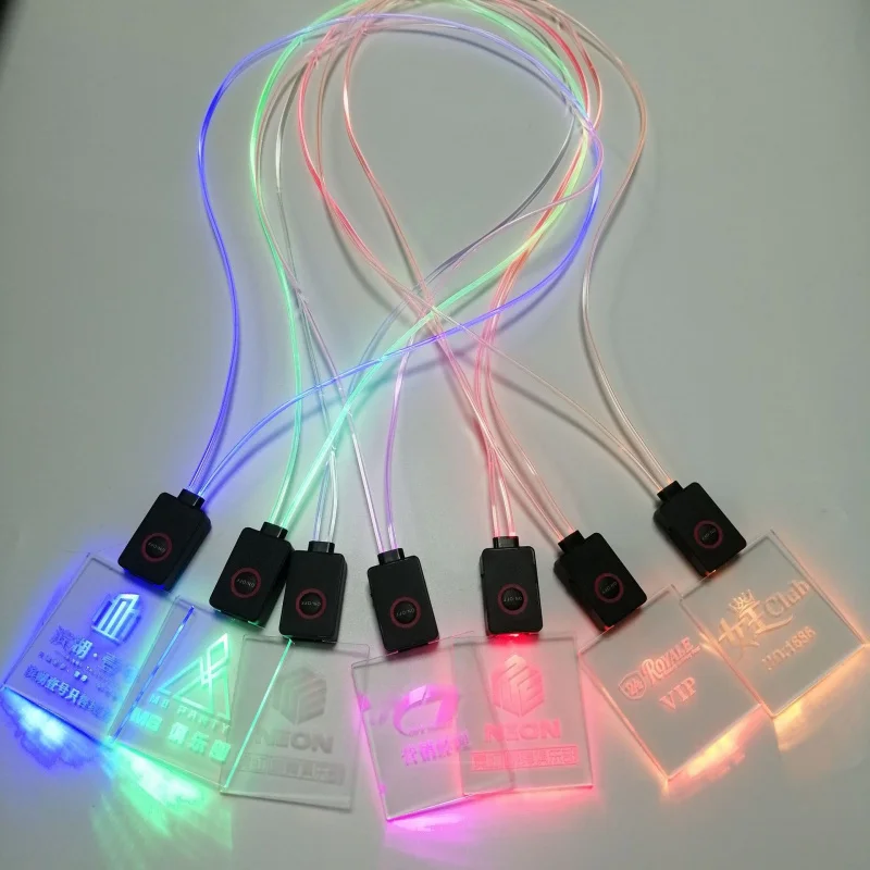 Customized. New Bar KTV Light-up Props LED Flashing Acrylic Light-up Sign Work Hanging Printable