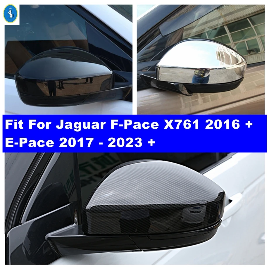 

Car Rearview Mirror Decor Protector Shell Cover Housing Trim For Jaguar F-Pace X761 2016 - 2022 / E-Pace 2017 - 2023 Accessories