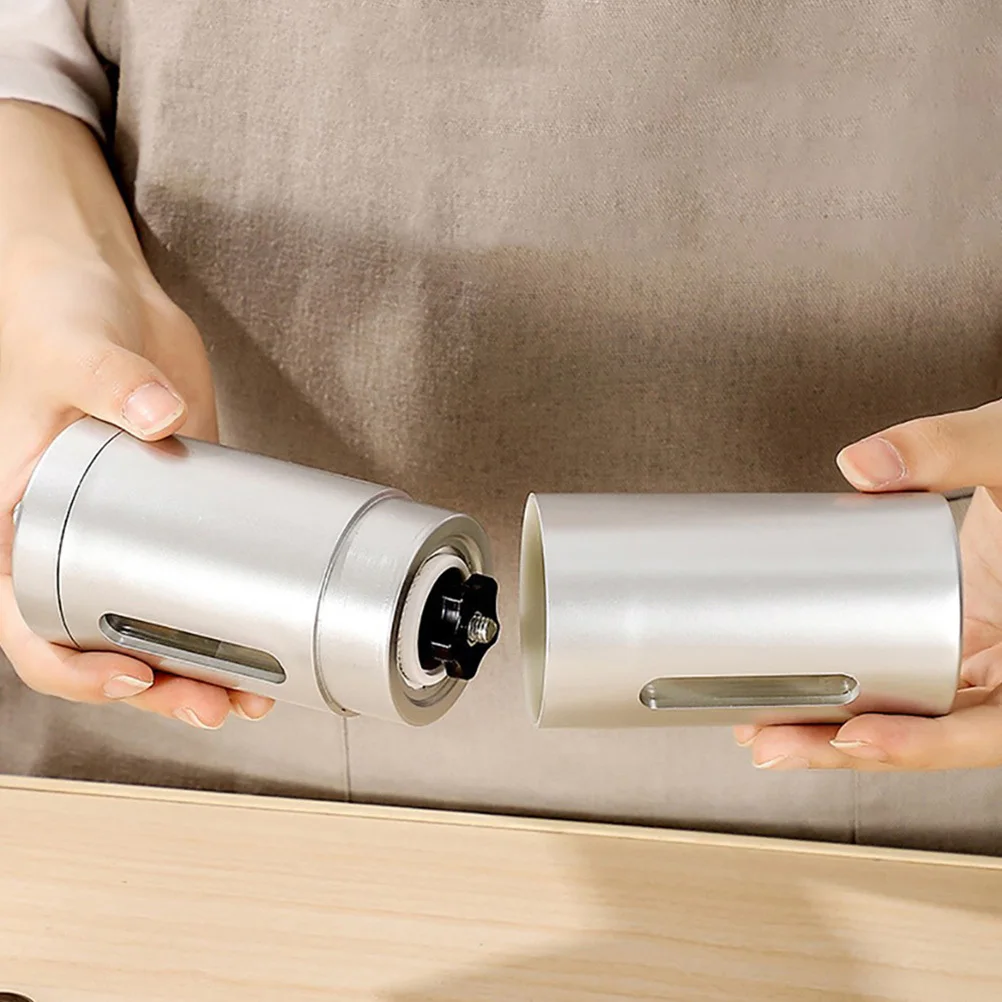 

Manual Coffee Grinder Stainless Steel Portable Small Travel Coffee Bean Burr H Grinders Machine Espresso Kitchen Bar Tools