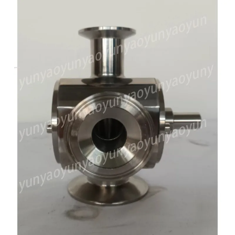 

Трехходовой поворотный клапан-дивертер из нержавеющей стали 304 для фасовочных машин, для паст и гранул, санитарный, сменный