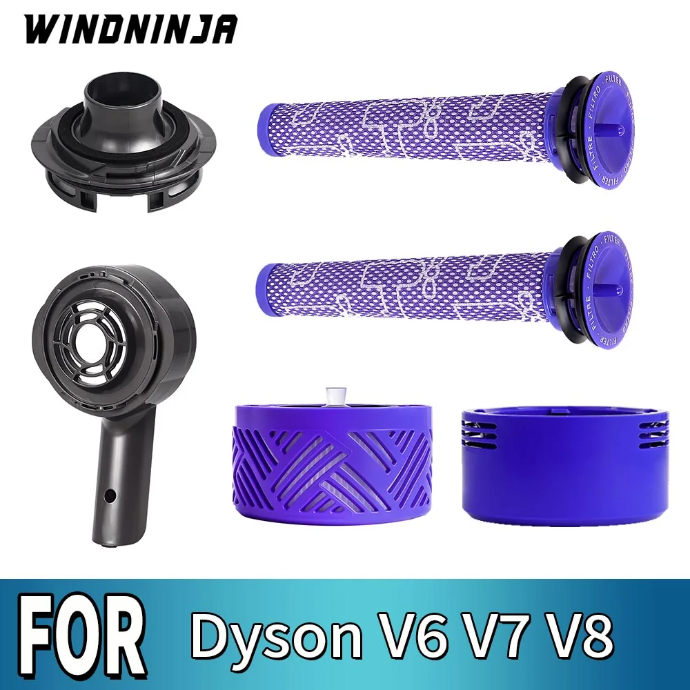 HEPA-Filter Motor Hintere Abdeckung Teil Für Dyson V6 V7 V8 Cordless Staubsauger Zubehör Motor Abdeckung Vorfilter Post Filter Kit
