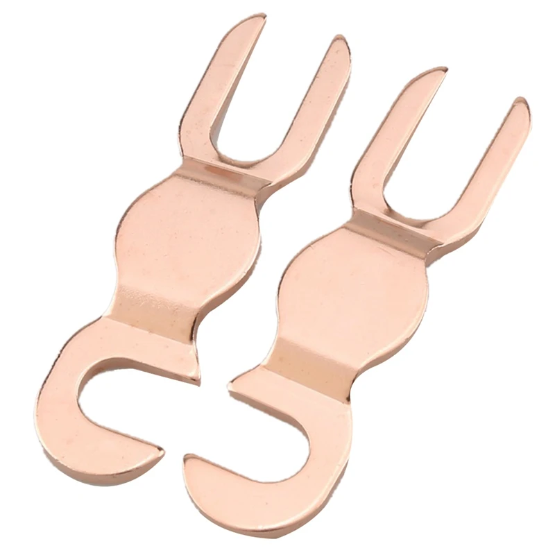 Altavoz de Audio Hifi, puente de poste de encuadernación 5N, Cable de altavoz KTV, puente, horquilla en U, conector de Terminal de Audio duradero A