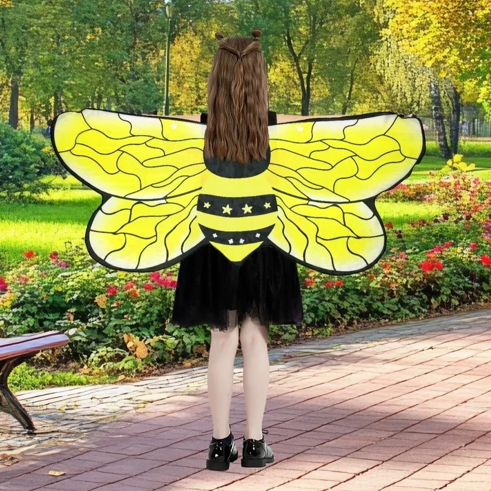 다채로운 어린이 나비 날개 의상 멋진 드레스 DIY 장식 케이프 나비 코스프레 의상 요정 망토 크리스마스 할로윈