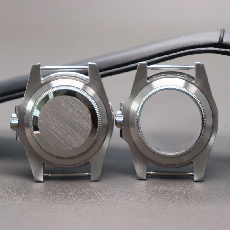 الفضة 40 مللي متر ساعة فاخرة C3 السيراميك الحافة الياقوت الزجاج ل NH35 NH36 NH34NH38 4R36 ETA2824 Miyota8215 حركة الغواصة