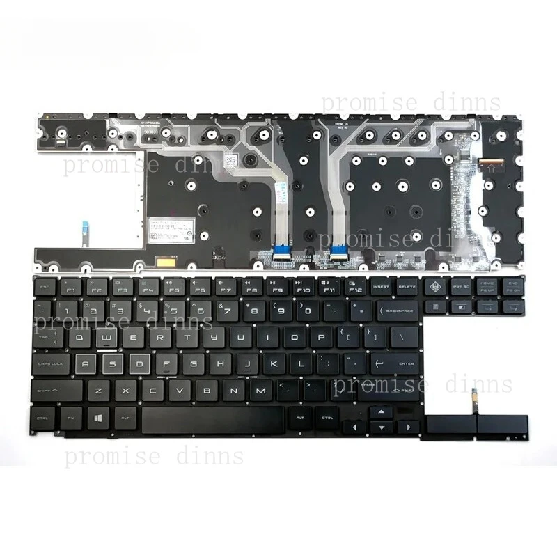 

M for HP Omen X 2S 15-DG 15-DG0010NR 15-DG0024NR 15-DG TPN-Q215 15-DG000 002nr US RGB keyboard New