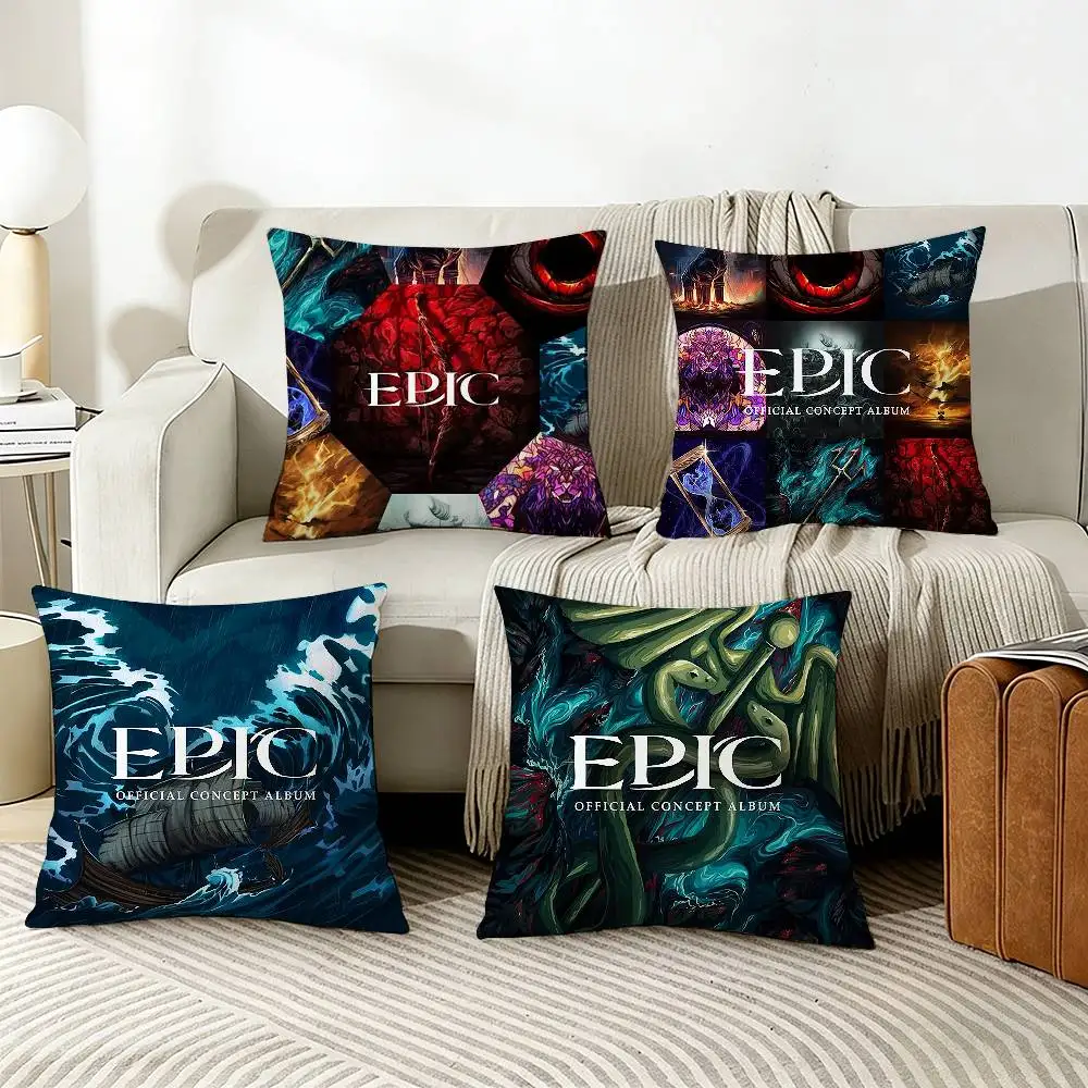 

E-Epic The Musical Various Sizes Square Pillow Case For Car Home Bedchamber Decor