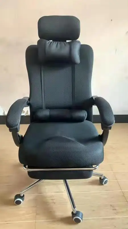 Silla de escritorio para ordenador, sillón ergonómico de alta resistencia, reclinable y ajustable