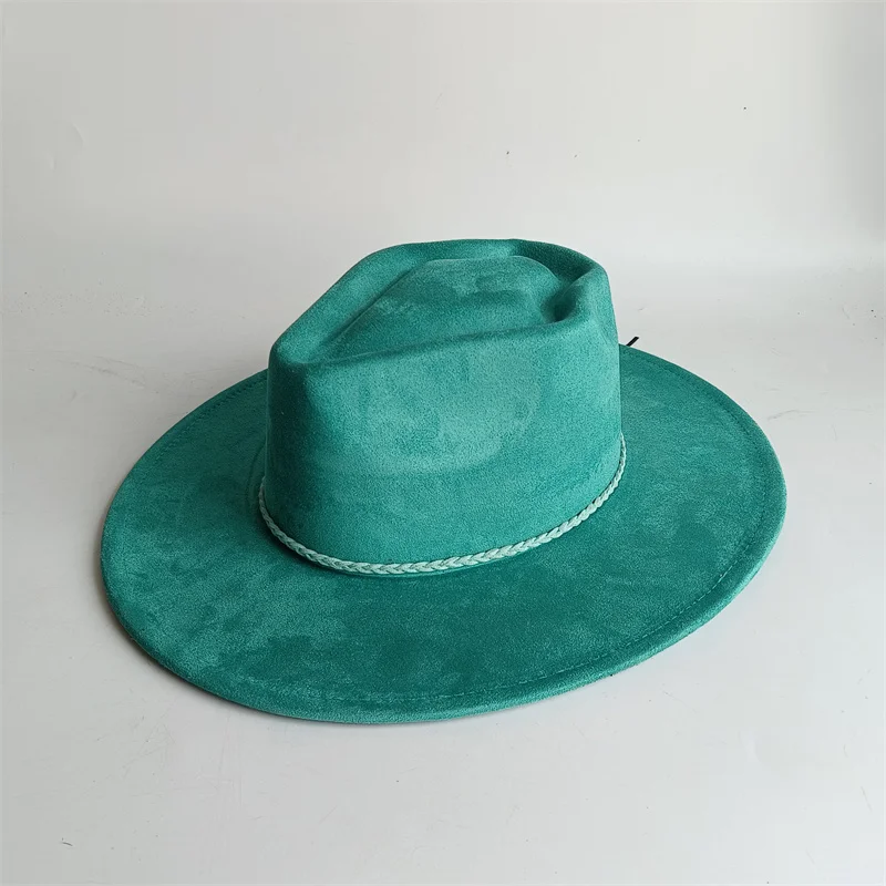 Colorful Suede Hat Arrow Fashion 2026 New Autumn/Winter Collection Unisex Felt Fedora Hat Classic Church Hat Women's Sun Hat
