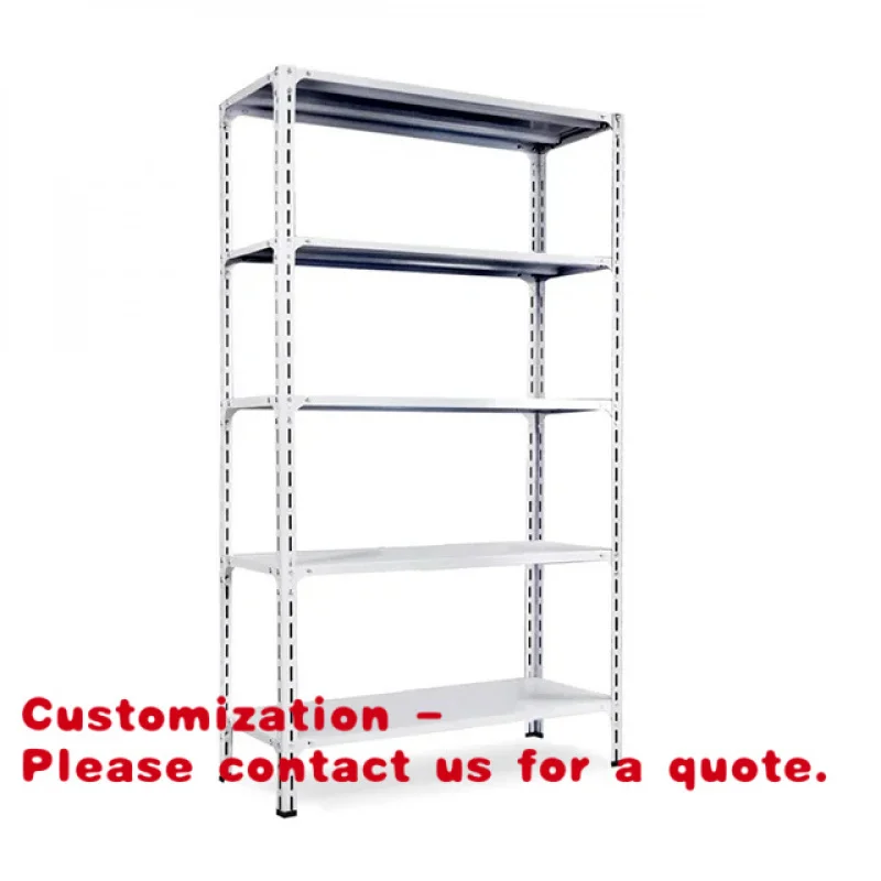 custom.Steel Slotted Angle Rivet Rack Light Duty Boltless Shelving