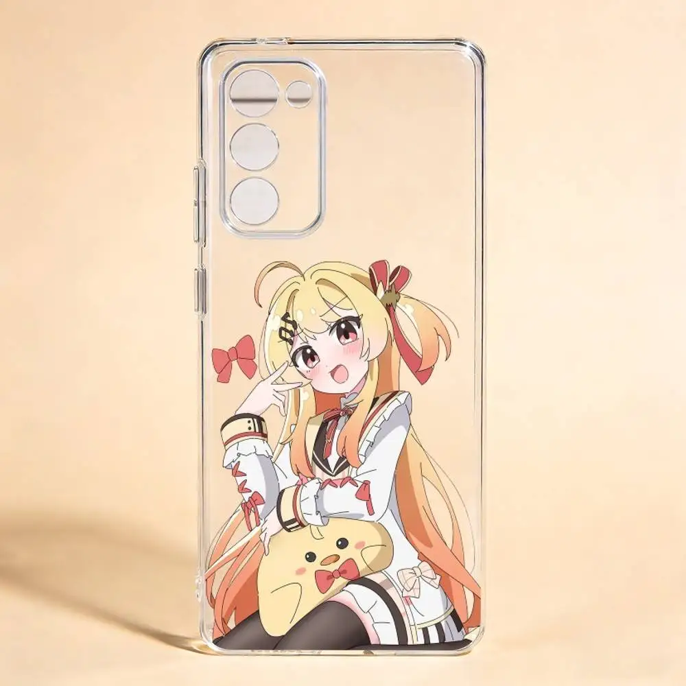 otonose kanade hololive regloss Cute  Phone Case For Samsung Galaxy S24 S25 S23 S22 S21 Transparent Cover Case