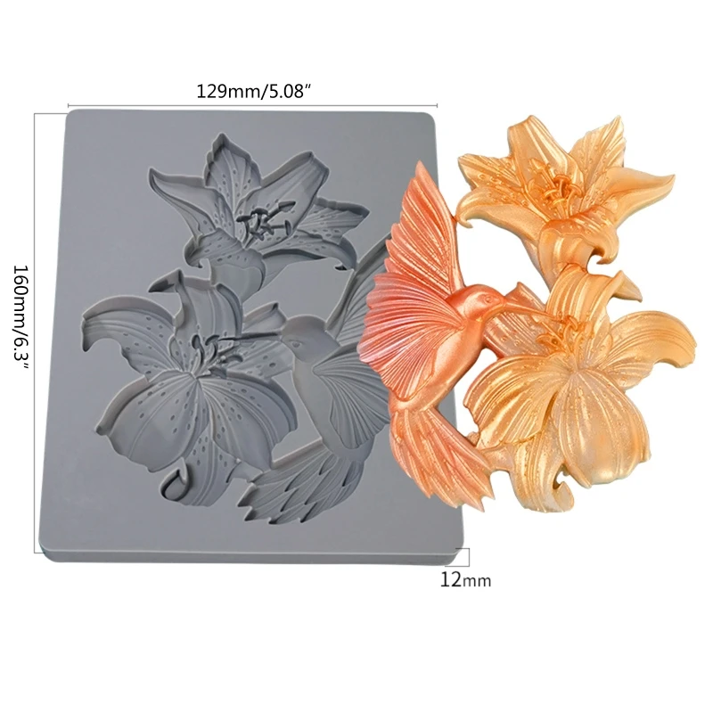 Soap Molds Silicone Craft Mold Handmade Soap Craft Family 3D Exquisite Flower