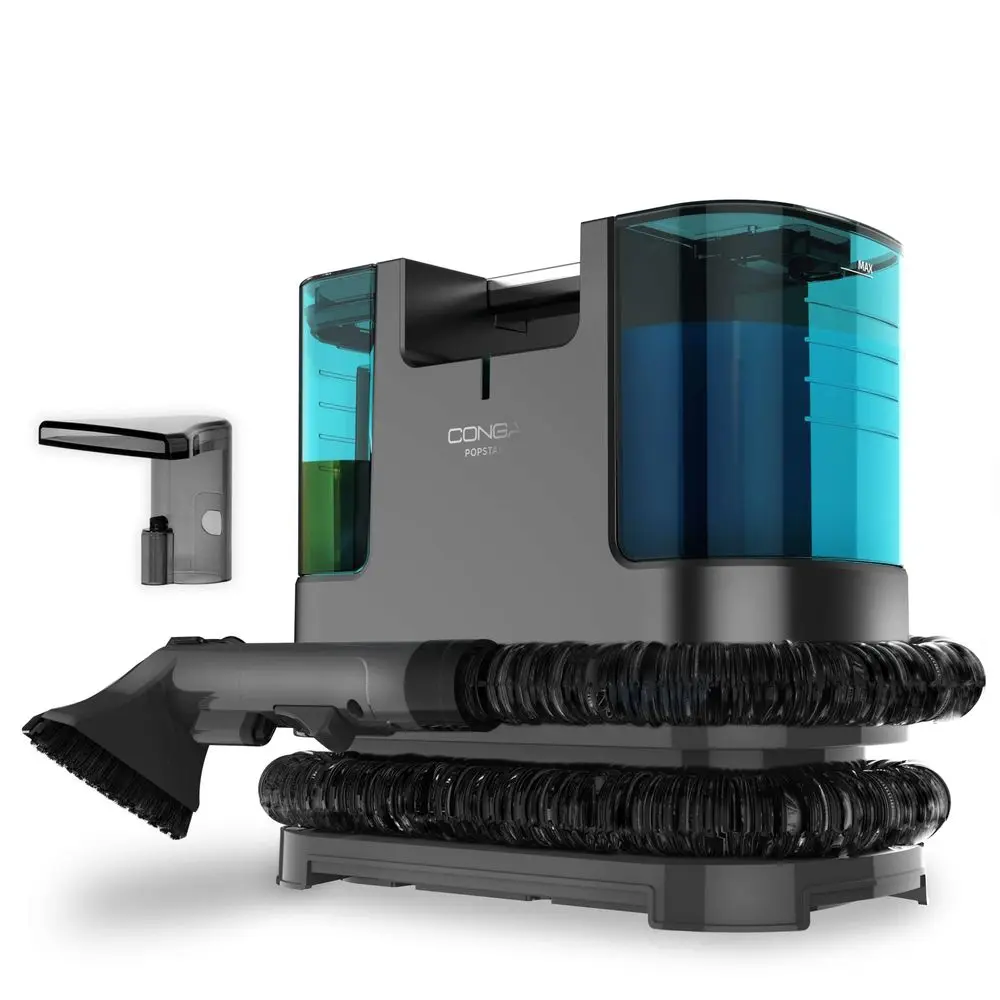Aspiradora para Tapicería Conga Popstar 3000 CarpetClean. Pulverizador de 400 W, 2 Tanques (1 de Agua Limpia y 1 de Agua Sucia), Radio de Acción
