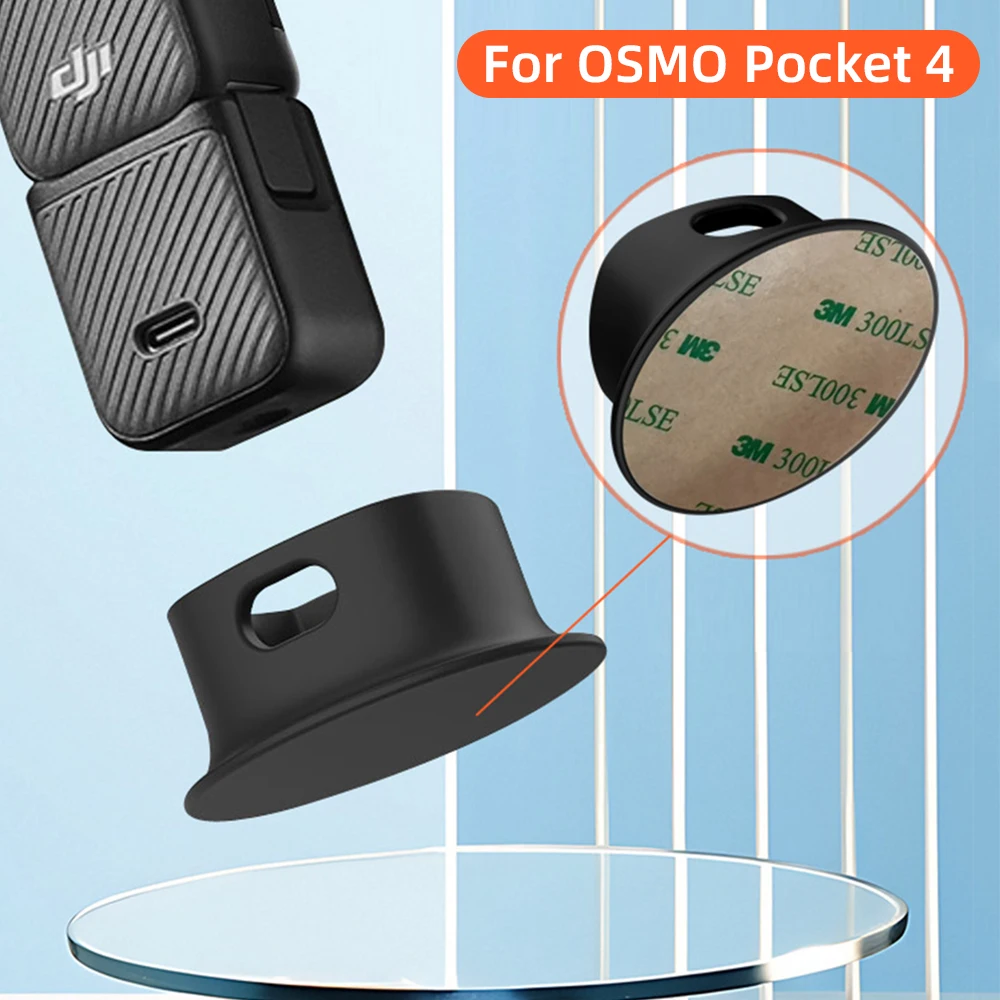 

Silicone Desktop Mount for DJI OSMO Pocket 4, Stable Desktop Support Bracket Compact Portable Base Support Stand Accessories