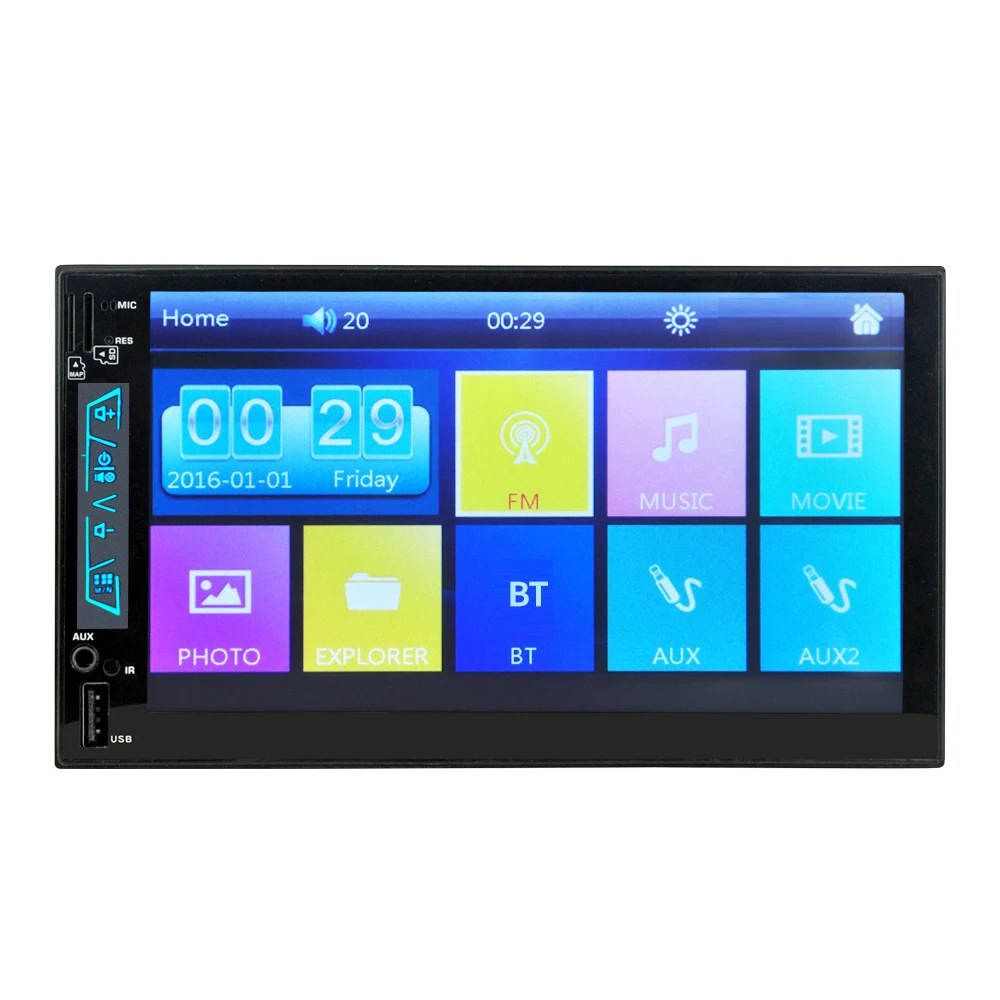 HD 6.95-inch Touch Screen Built-in BT Car MP5 Player 6509