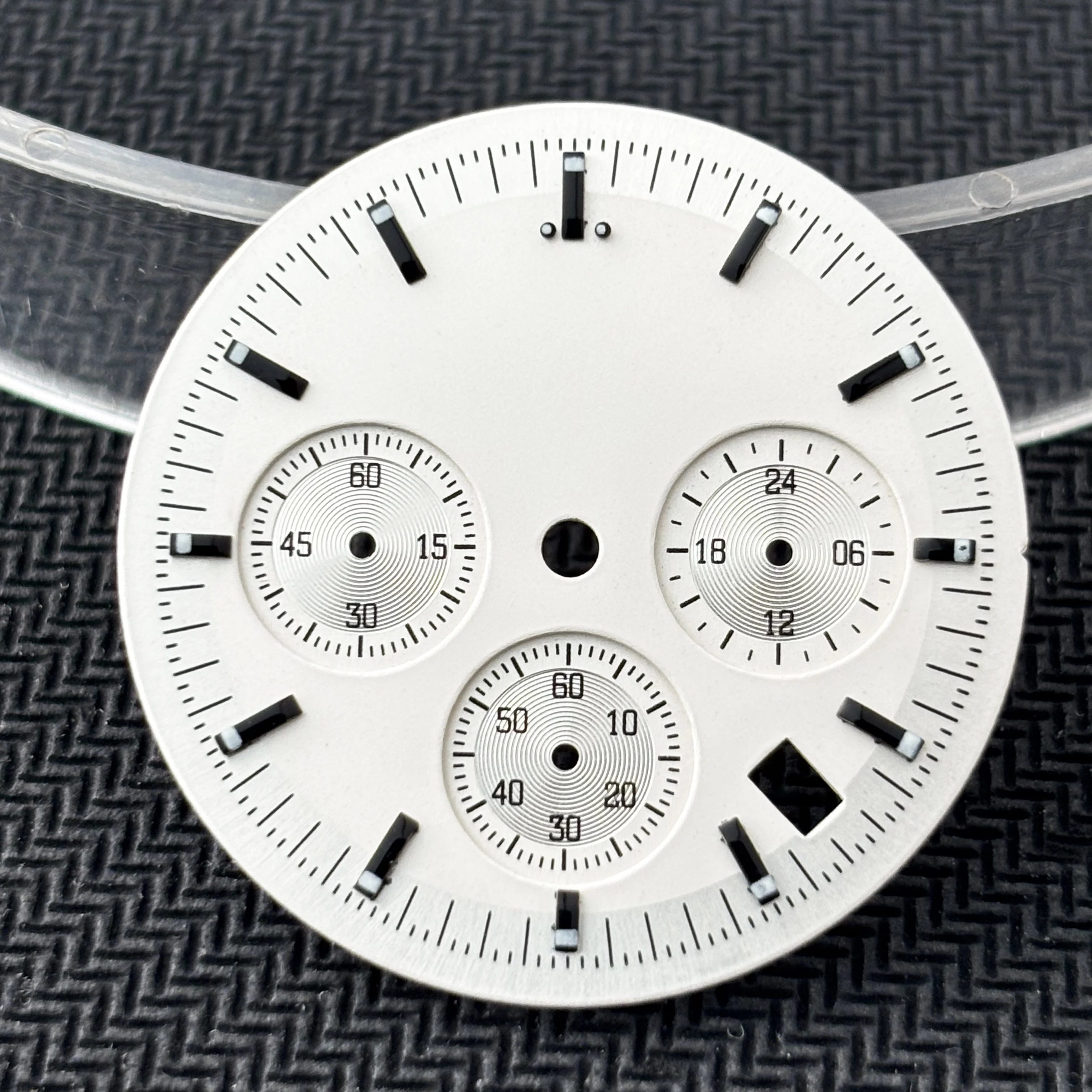 32.5 مللي متر الطلب vk63 الاتصال الهاتفي ل 40 مللي متر حافظة ساعة اكسسوارات VK63 حركة ساعة اليد تعديل أجزاء أدوات VK63 الاتصال الهاتفي الأبيض