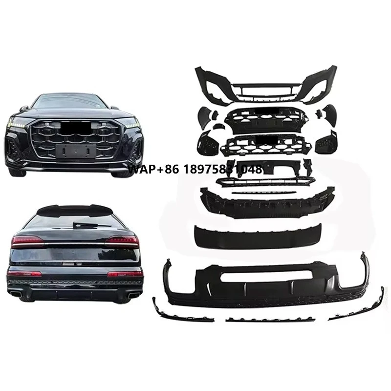 New Products Car Body Kit Old Upgrade to 2025 Style Front Bumper with Rear Diffuser for Q7 SQ7 2020-2023 to 2025