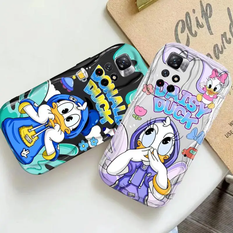 Disney Cute Donald Duck Phone Case for Xiaomi Redmi 9A 10C 9 10 12 12C 13C 10A 9C 13C A1 A2 Plus Bumper Cover