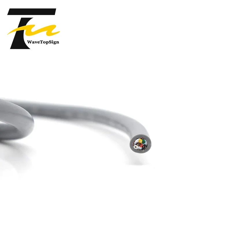 Boding 1M خاص لينة 0.2 مللي متر RVVP كابل التشفير المحمي مقاومة للاهتراء كابل إشارة قابل للطي لمؤازرة 4/5/6/8/14 النوى #4