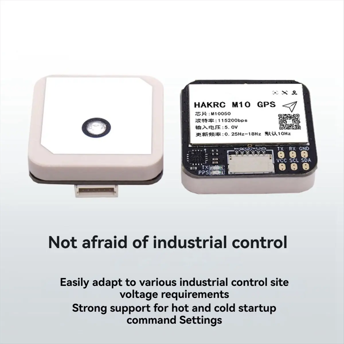 ABUQ 新しい M10 GPS モジュール内蔵 QMC5883 コンパスフラッシュチップ GPS + BDS + 25x25mm RC FPV 長距離飛行機用