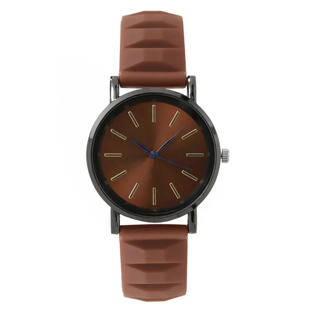 Fashion Simple Silicone Stripes Quartz Watch Women Blue 2024 New Ladies Dress Brands Clocks Wristwatches Relogio Feminino