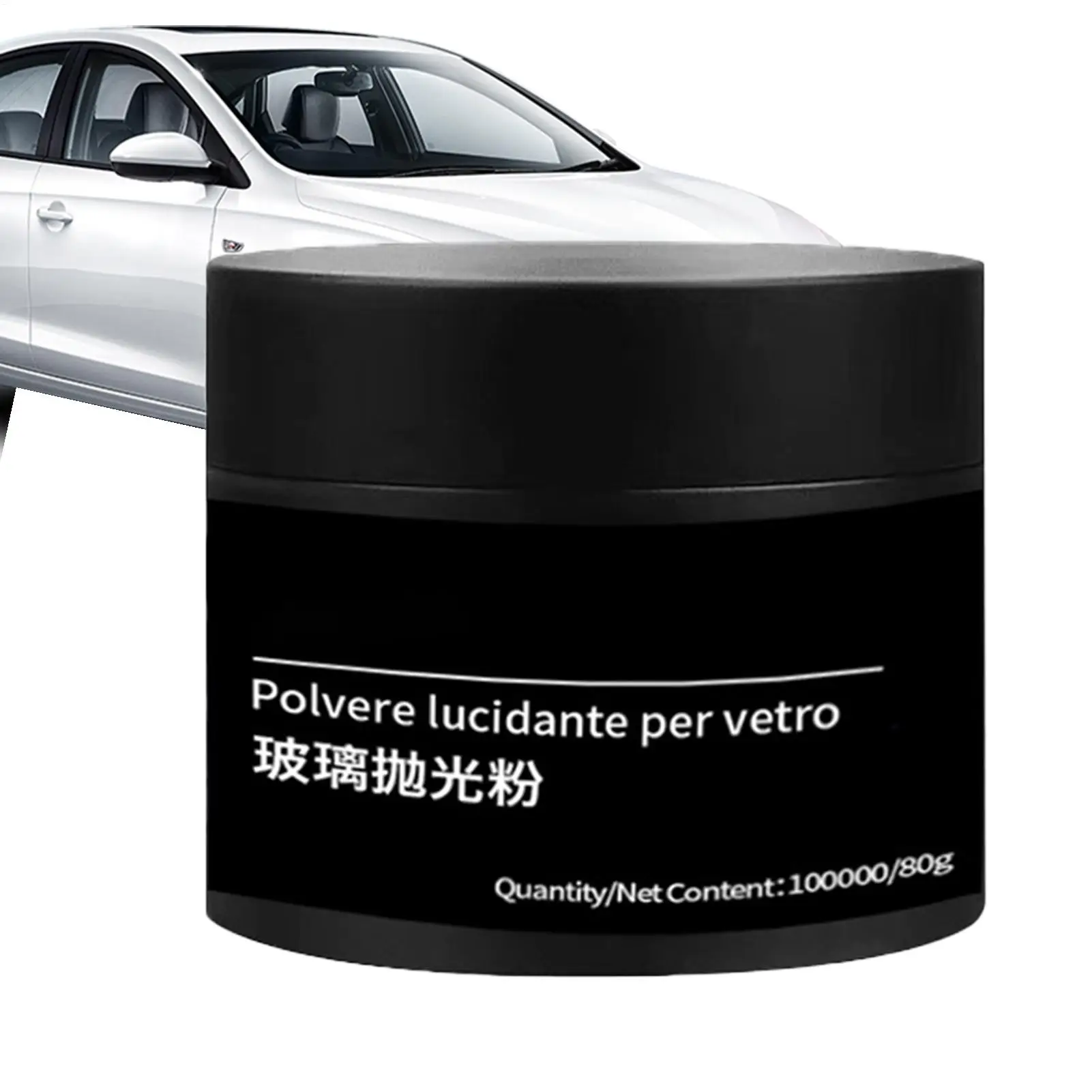 80g Glass Polishing Cerium Oxide Powder Car Window Polishing Mirrors Powder Glass Remove Composite Rare Repair Tool