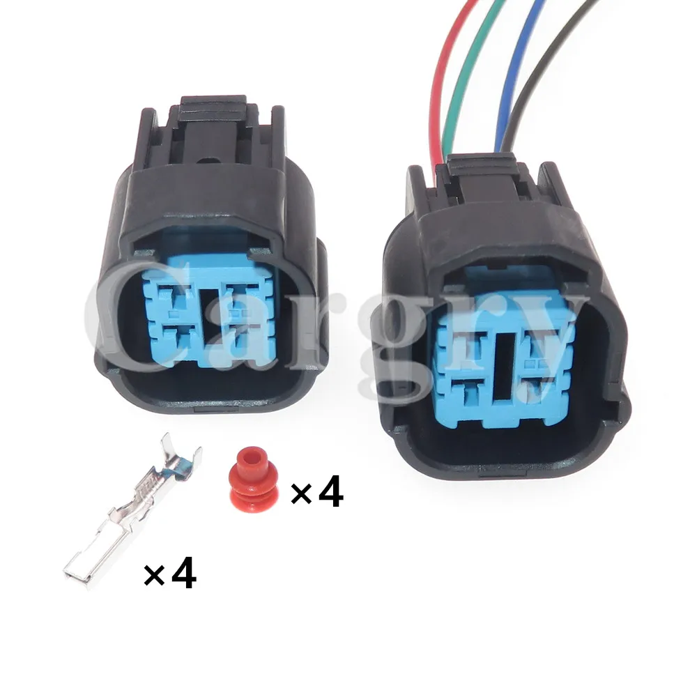 

1 Set 4P 2.2 Series 6189-0763 Auto Wiring Waterproof Plug AC Assembly Plastic Housing Sealed Socket