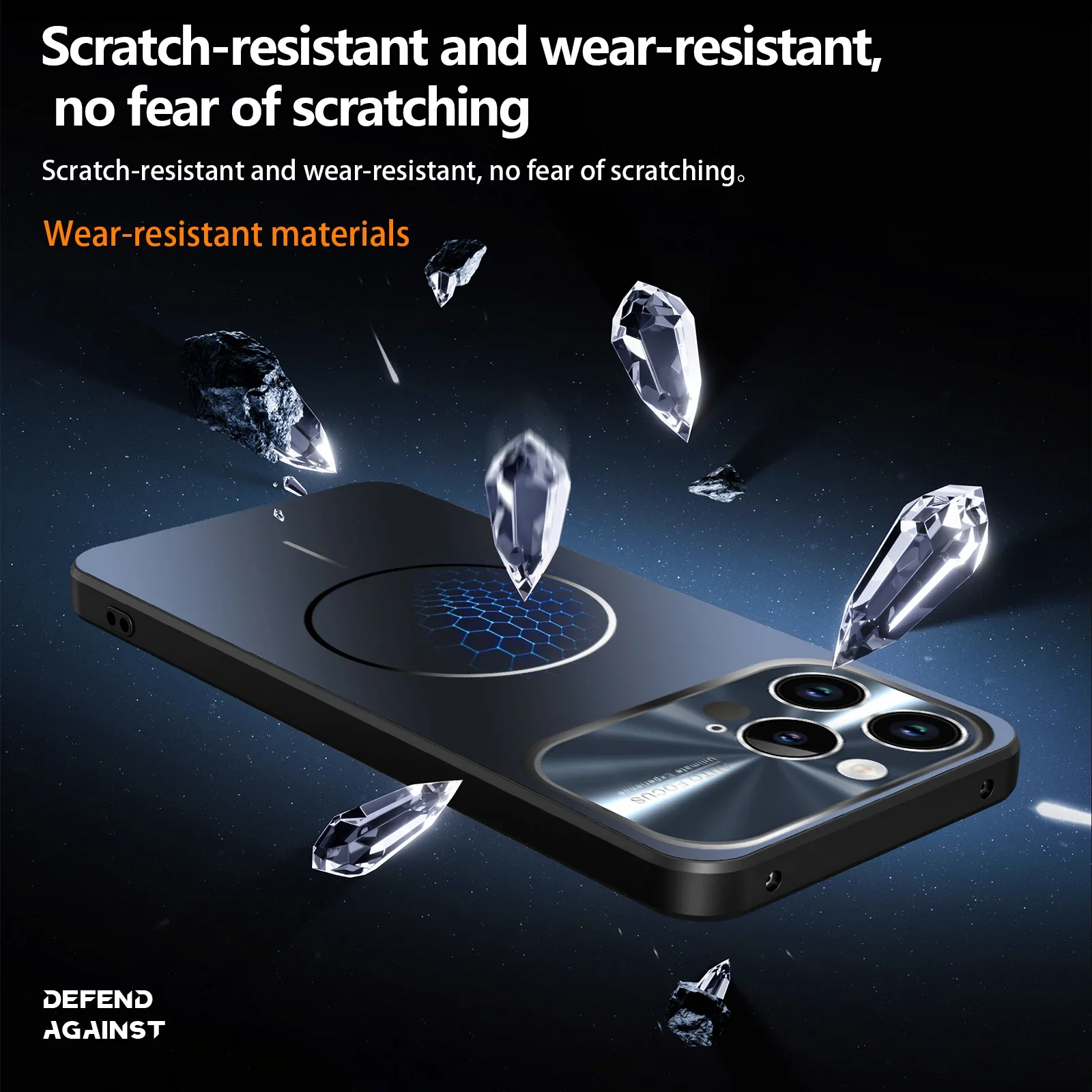 Shockproof Wireless Charging Magnetic Phone Case For iPhone 17 16 15 14 13 Pro Max Slim Matte Built-in Camera Protective Cover