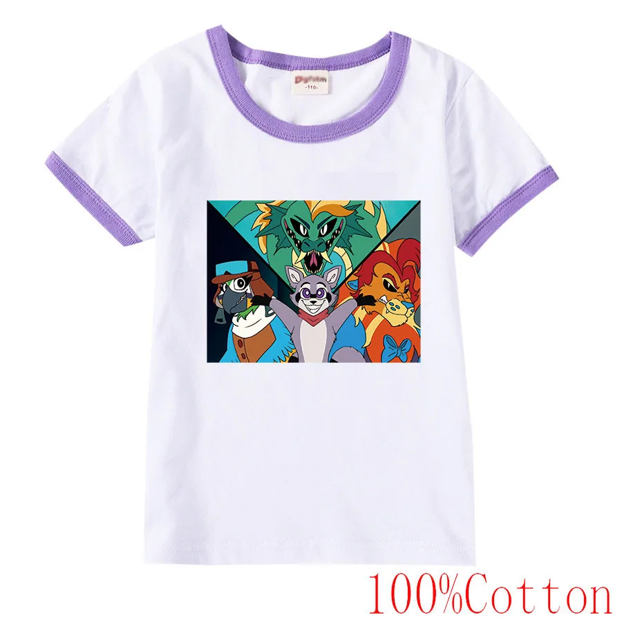 Camiseta de Juego Indigo Park para niños, ropa de verano para adolescentes, Tops de manga corta, Camiseta de algodón para bebés, ropa informal para niños