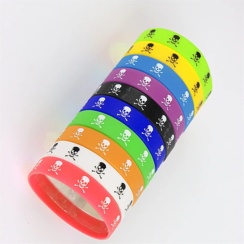 20Pcs/Lot Multicolor Jesus Heart Silicone Bracelets For Men Women Religion Sport Mix Style Rubber Wristband Bangle Jewelry Gift