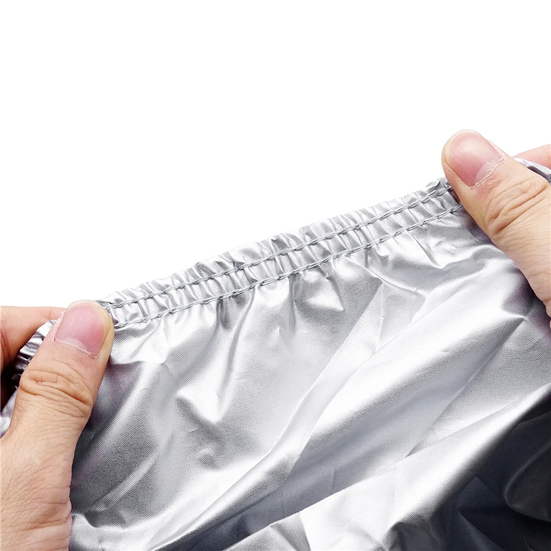 غطاء قارب خارجي مقاوم للماء ، حماية لليخوت ، مضاد للسحق ، مقاوم للدموع ، عاكس فضي ، قماش أكسفورد ، 300D ، 11-22FT