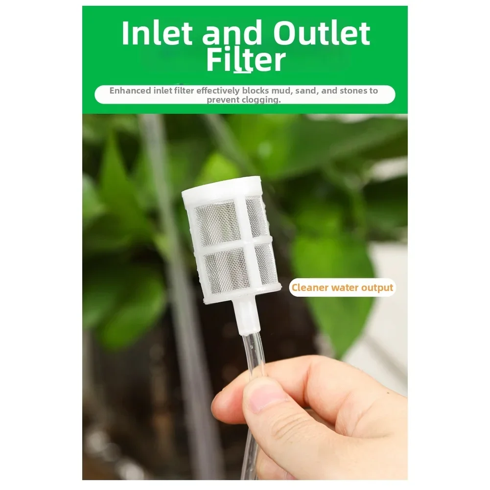 Smart Timer Dual Pump Watering Device for Indoor Gardens Balconies with Large LED Display and Easy Installation