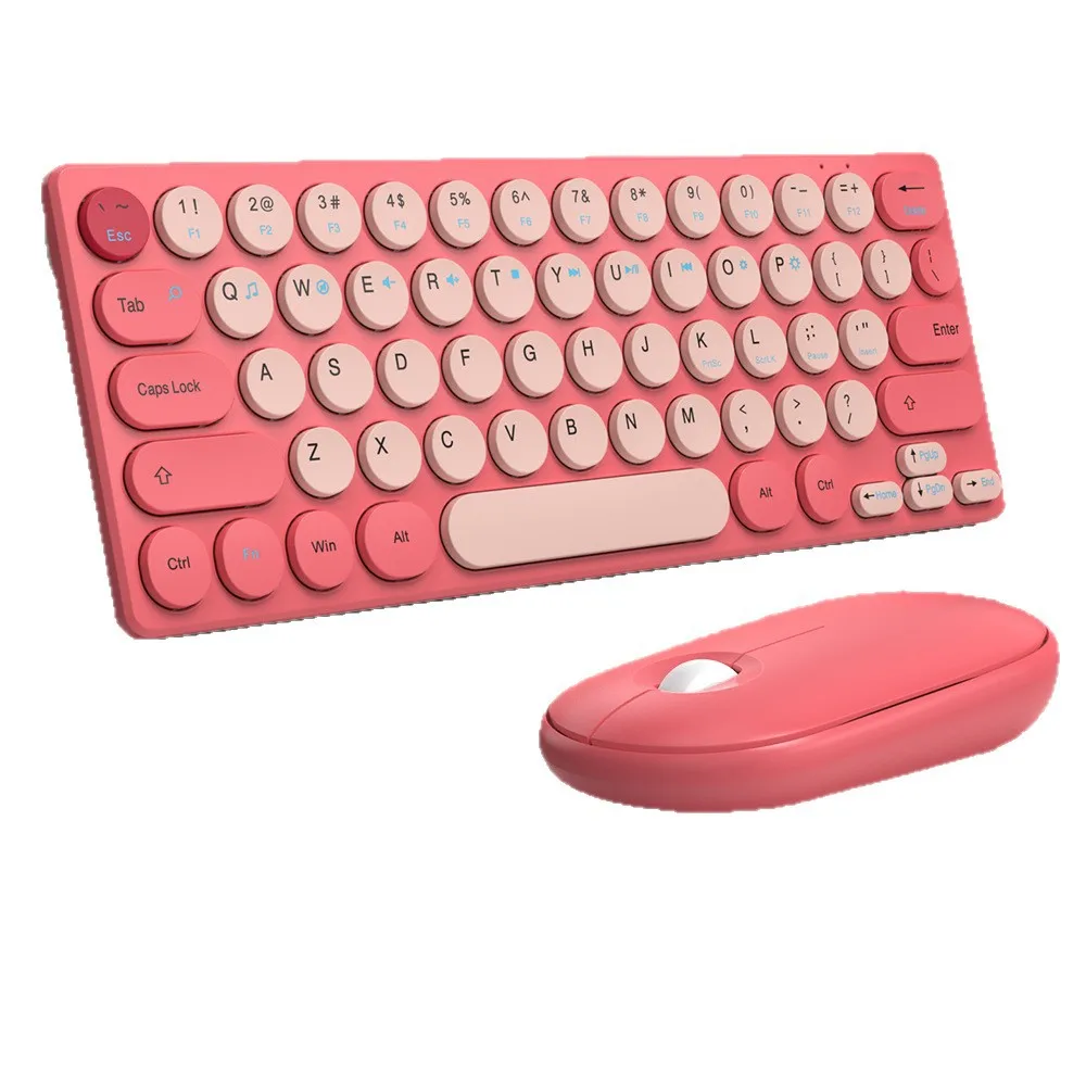 HOT 2.4G Wireless Keyboard and Mouse Combo Battery Power Bluetooth Keyboard and Mouse Set for Laptop for Ipad Cell Phone Tablet
