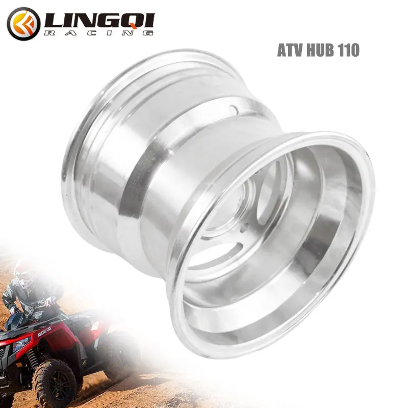 LESQUE Pit Dirt Bike 4 Hole Vacuum Rim Motorcycle Front Rear Rims Hub Wheel Accessories For ATV Dune Buggy Quad Drift Go Kart