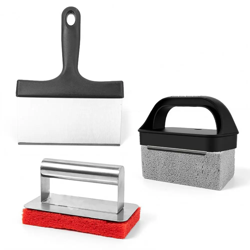 

Easy-to-use Grill Scraper Professional Griddle Kit with 11 Pieces Grill Cleaner Tool Set for Blackstone for Includes