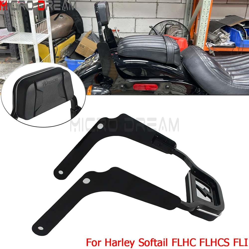 

For Harley Softail Heritage Classic FLHC 2018-23 FLHCS 2018-25 Hydra-Glide Revival FLI 2024-25 Club Style Passenger Backrest Kit