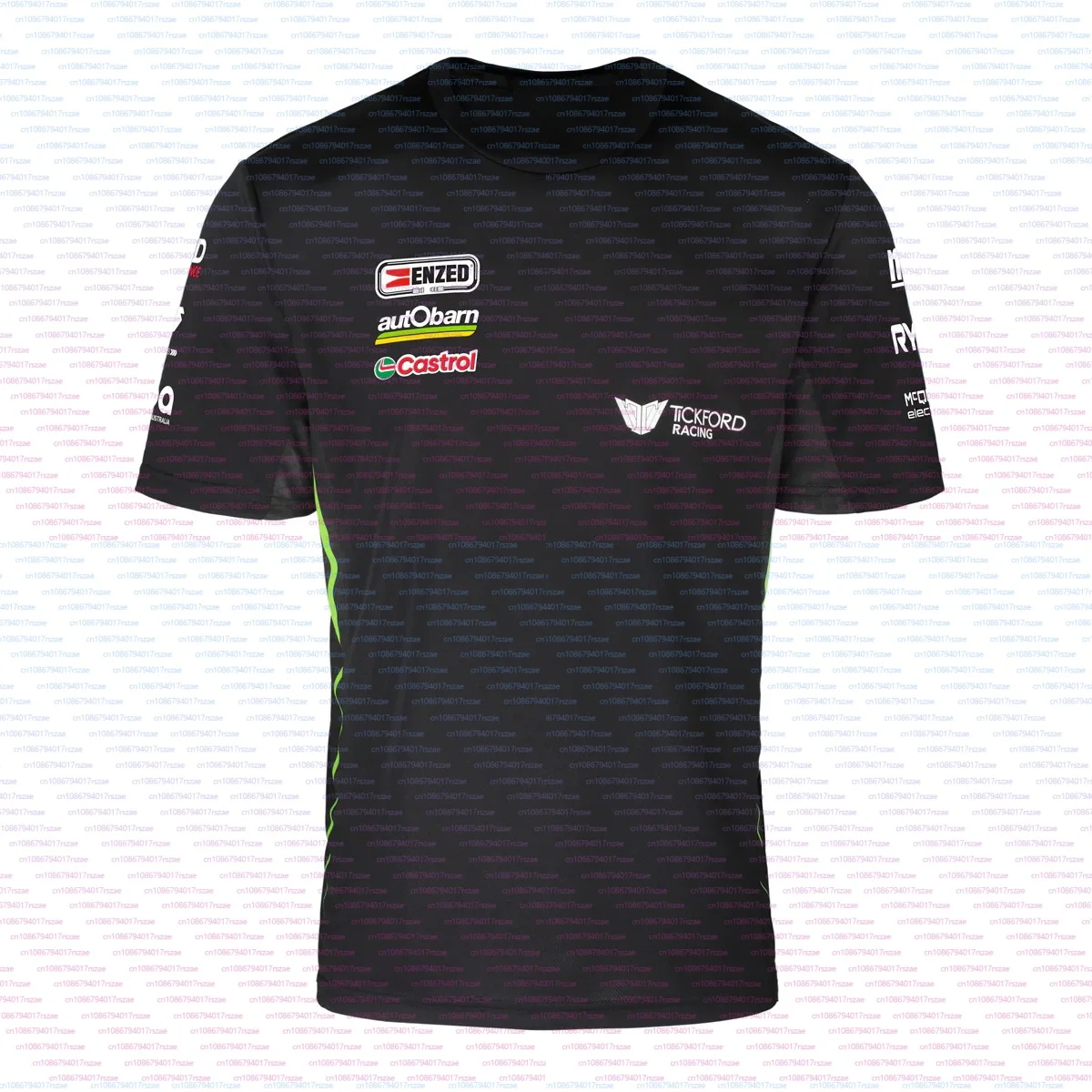 Summer Fans TICKFORD RACING New Racing Jersey Men's Women's Breathable Round Neck Short Sleeve Kids Casual T-shirt Tops Tee