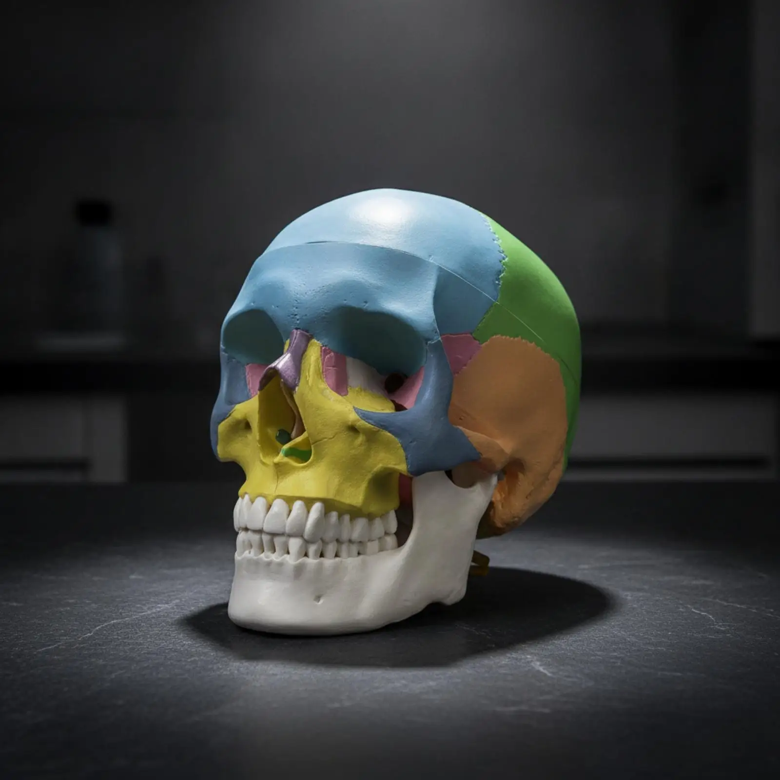 Human Skull Model Head Anatomy Replica PVC for Medical Teaching Classroom Display Educational Skeleton Replica with Realistic