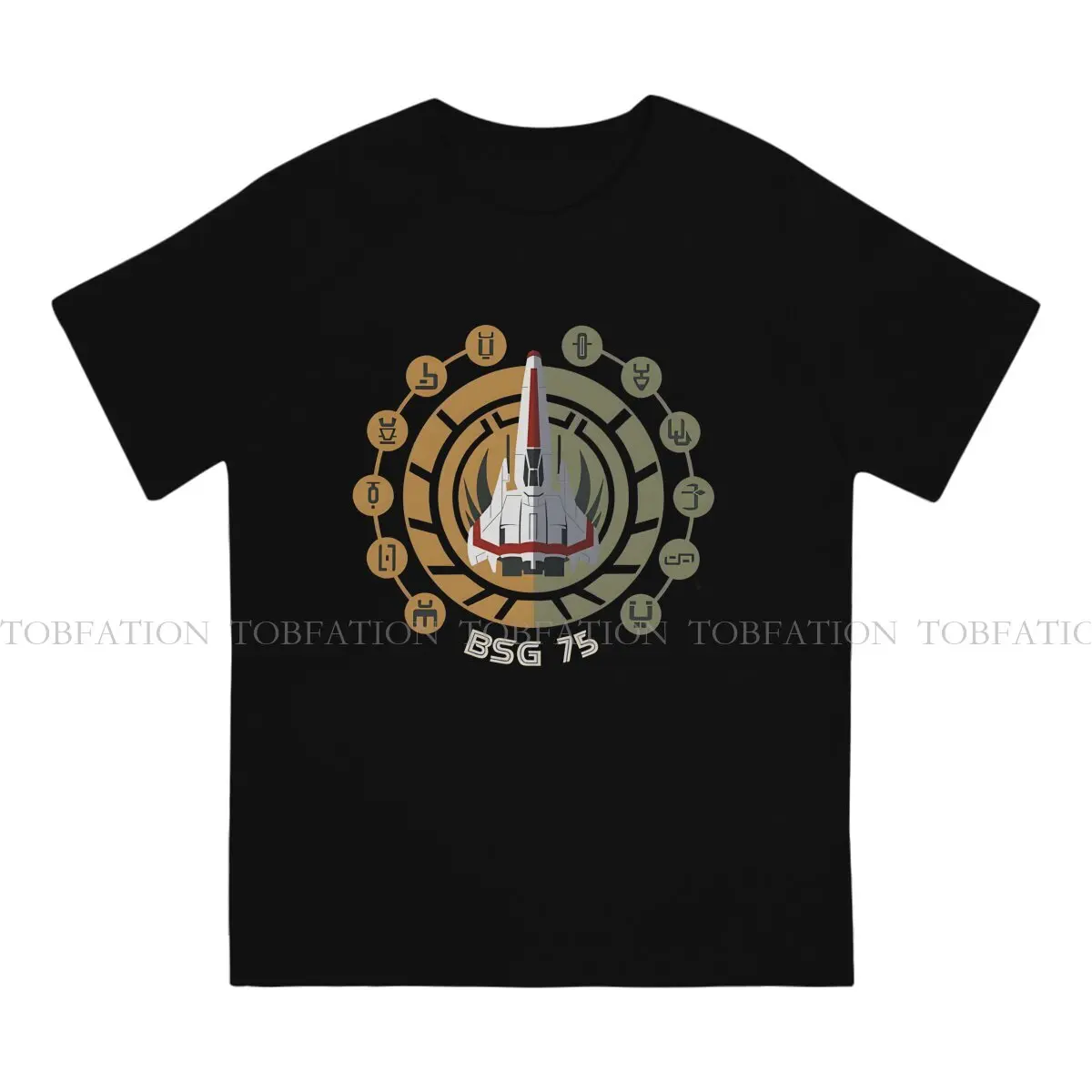 Battlestar Galactica Pure Cotton TShirt Twelve Colonies Basic T Shirt Oversized Men Clothes New Design Trendy