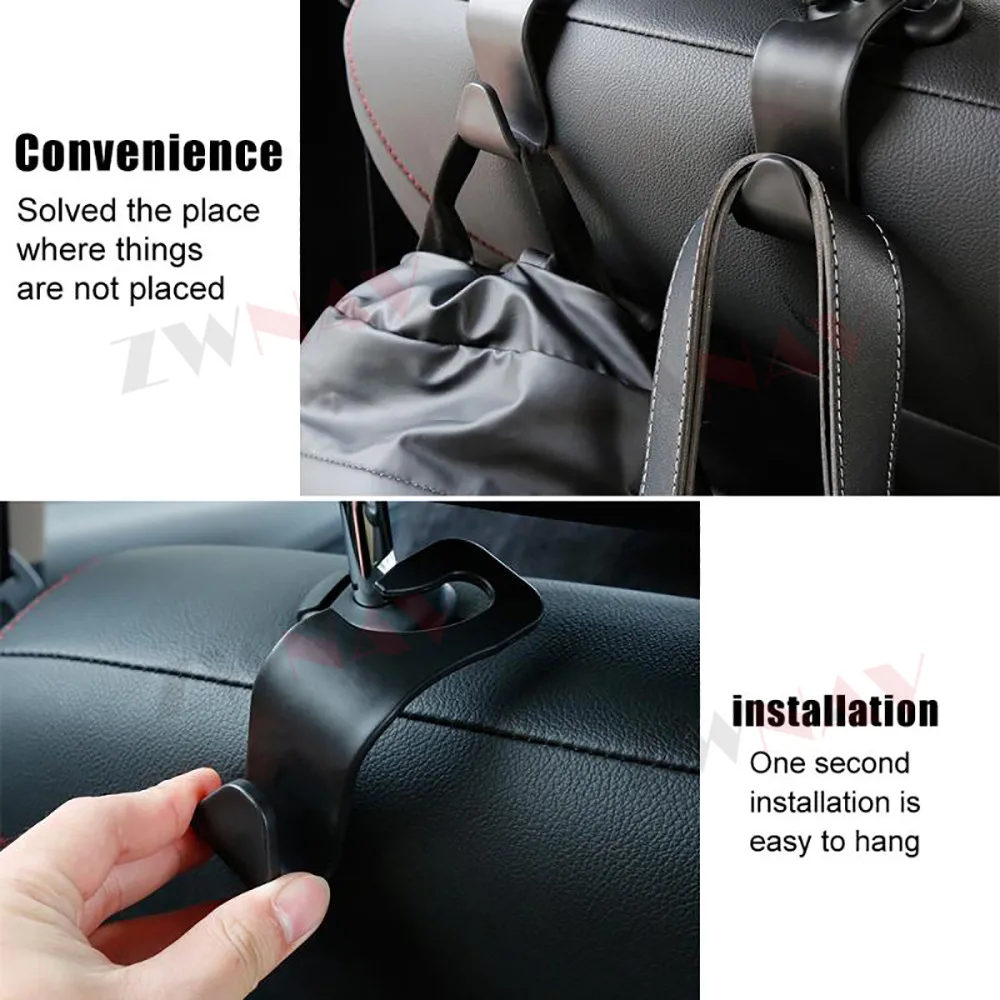 Black accessory hanging bag