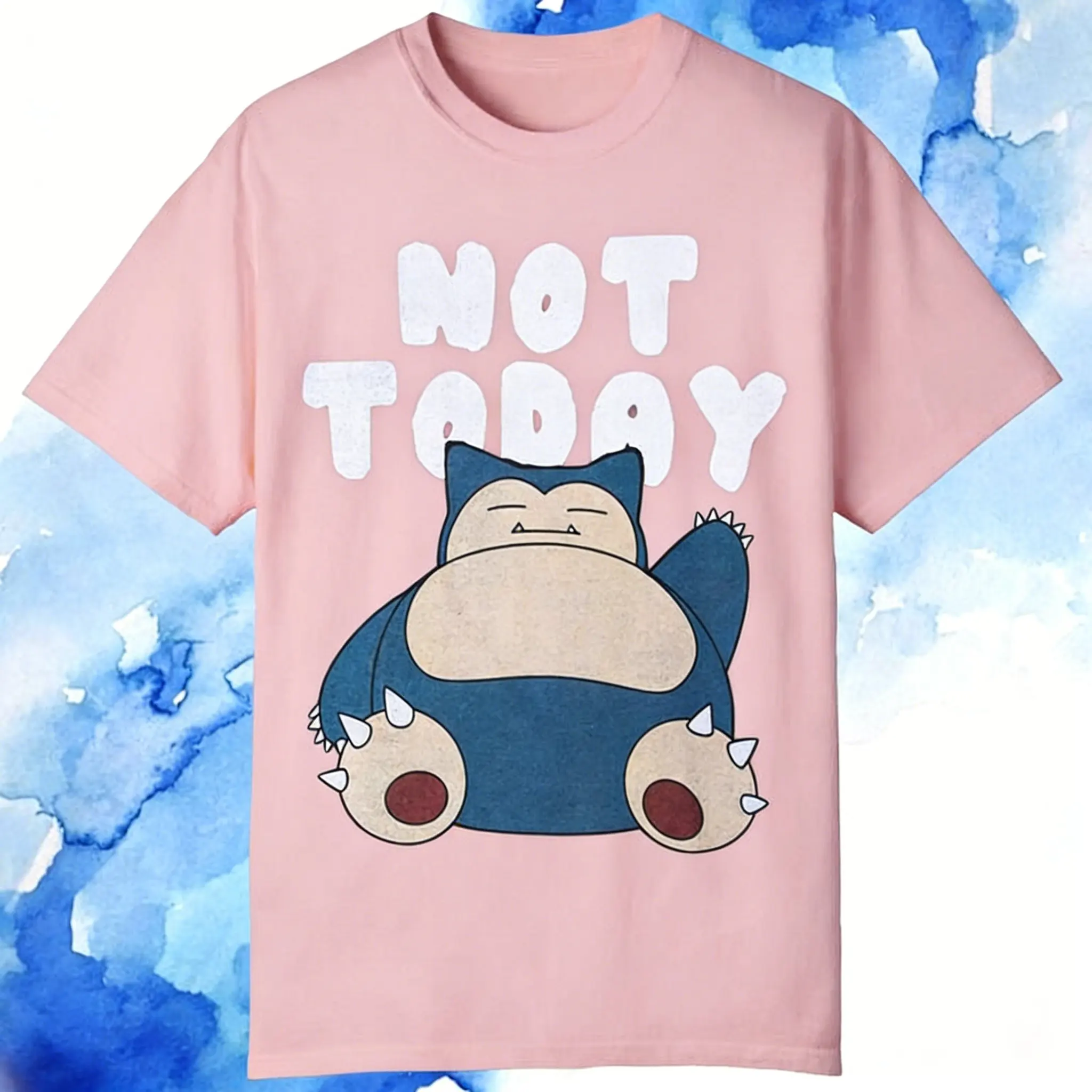 Pokemon Snorlax Anime T Shirt Man Women Cotton Short Sleeve Tee Streetwear Y2k Clothes Summer Fashion 2026 Oversized Casual Tops view 2