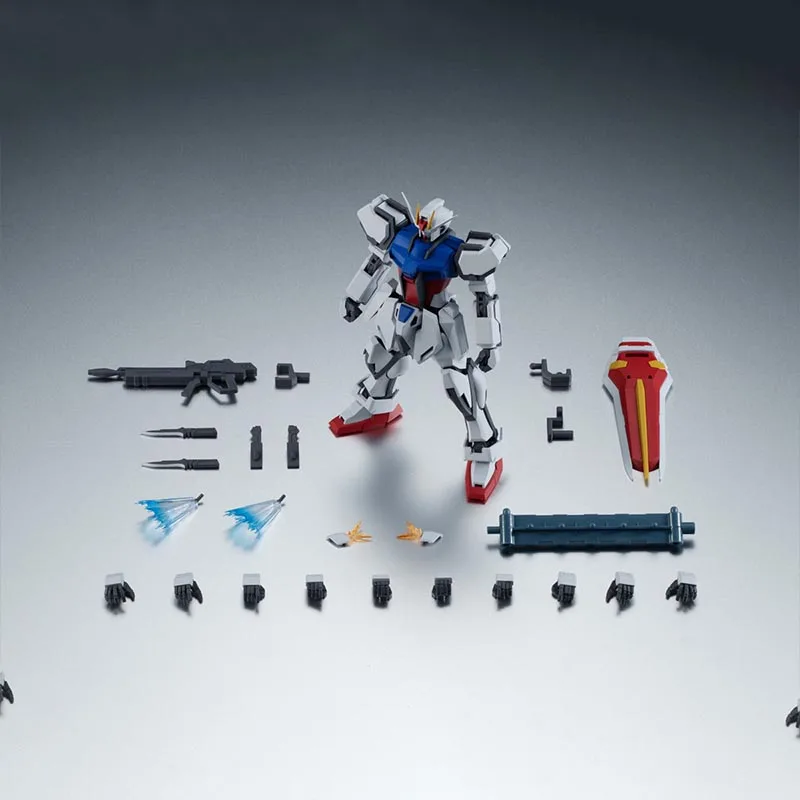 Bandai Gundam Modellbausatz Roboto Spirits Strike Anime Figur Gunpla Bausatz Gundam Sammlerstücke Actionfiguren Spielzeug Jungen Geschenk