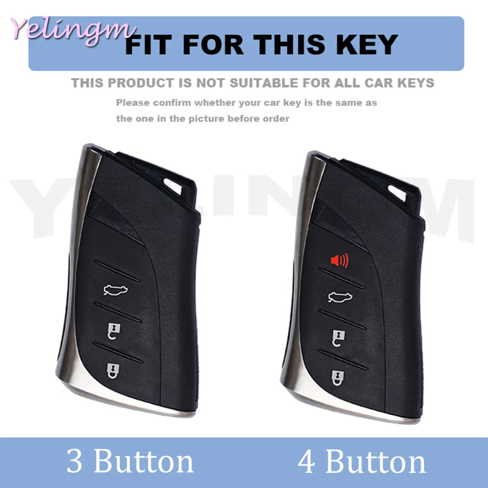 Black Transparent TPU Clear Key Fob Cover Case For Lexus ES NX RX RZ UX TX LC LX LM LS 250 300 350 450 500 Accessories