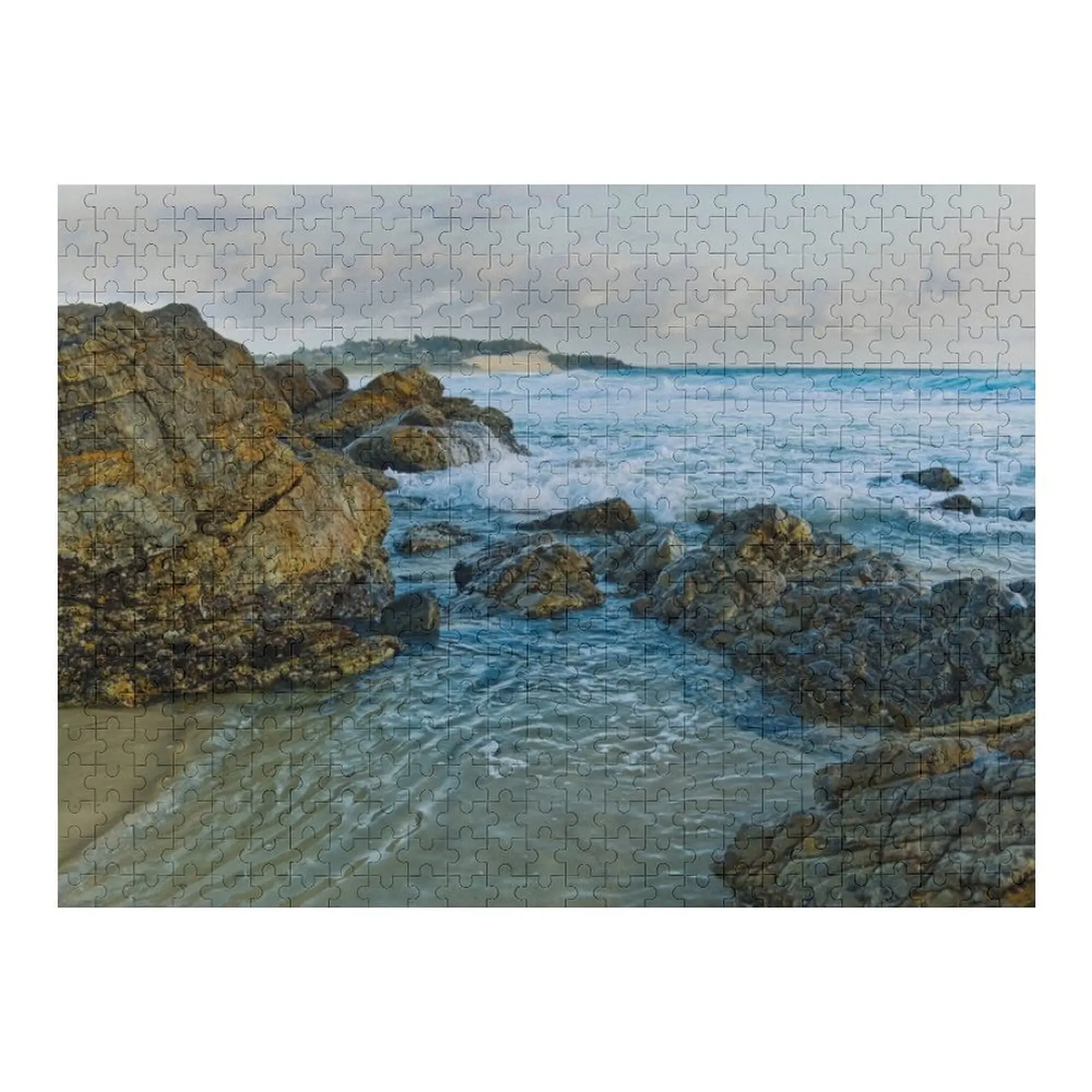 

One Mile Beach, Forster - Tuncurry, New South Wales, Australia Jigsaw Puzzle Wooden Decor Paintings Customs With Photo Puzzle