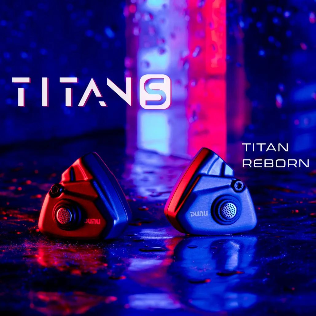 

DUNU Titan S In-Ear Monitors IEMs 11mm Dynamic Driver Wired Earphone with Silver-Plated Copper Cable 2Pin 0.78mm Connector