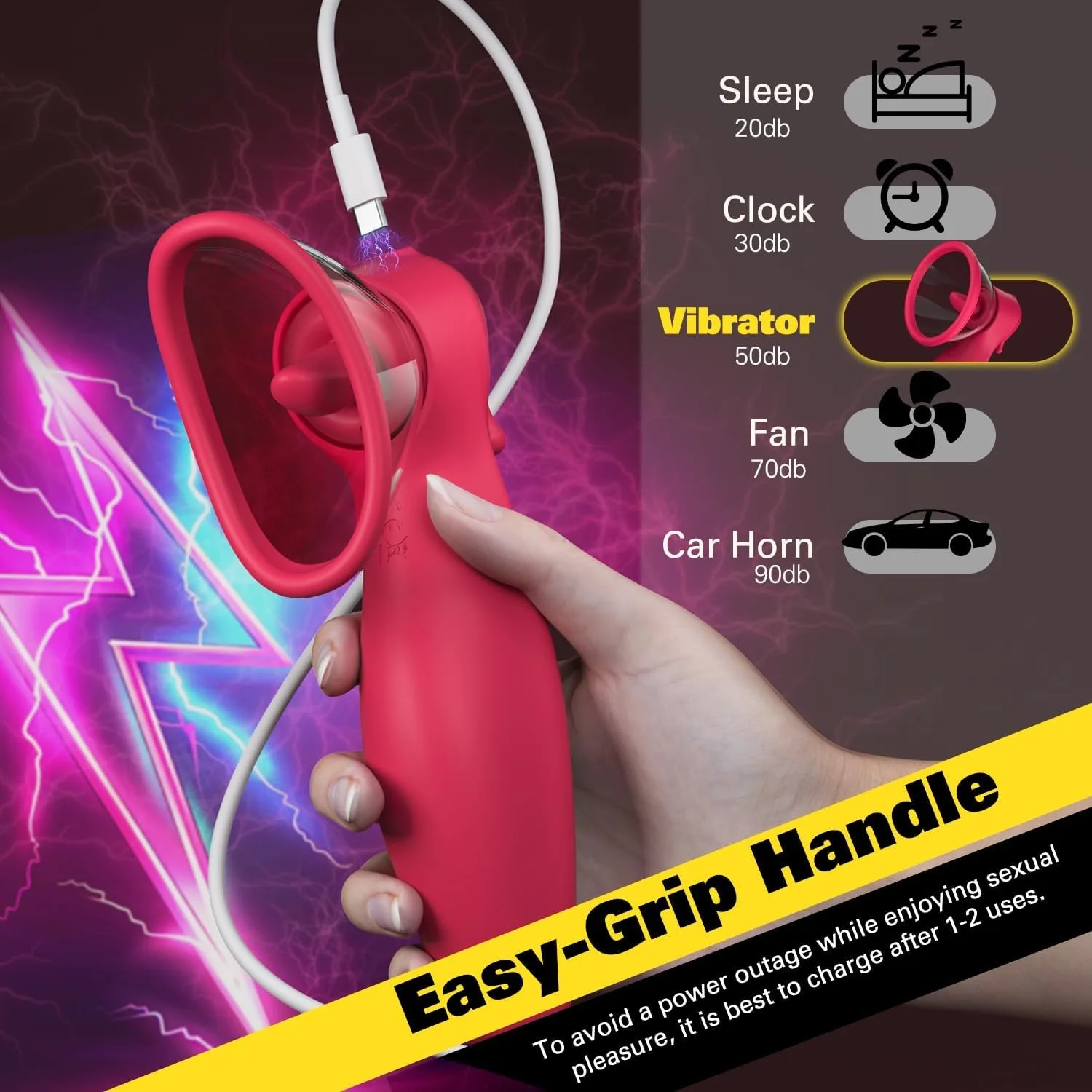 KUSHOR Powerful Sucking Vibrator for Women Tongue Licking Vibrating Clitoris Sucker Vibrator Nipple Stimulator Adults Sex Toy - Image 4